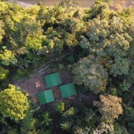Aerial of accomodation