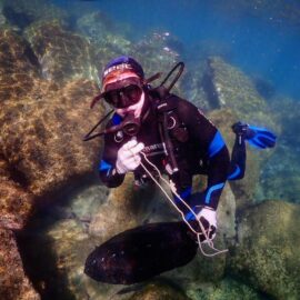marine conservation volunteering and diving in Barcelona
