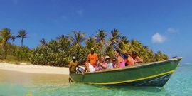 Boat trip to Sandy Island Grenada