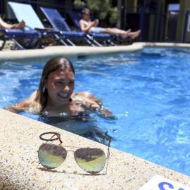Pool at Cairn hostel