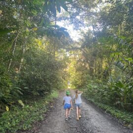 Family volunteering with sea turtles and wildlife in Costa Rica