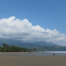 Beach at Playa Tortuga in Costa Rica