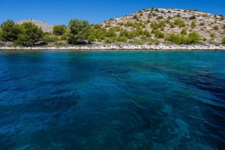 Turquoise waters in Croatia