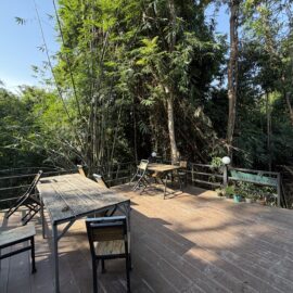 Decking in the sun Laos