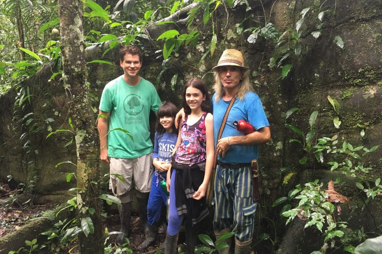 Family in Peru reforestation