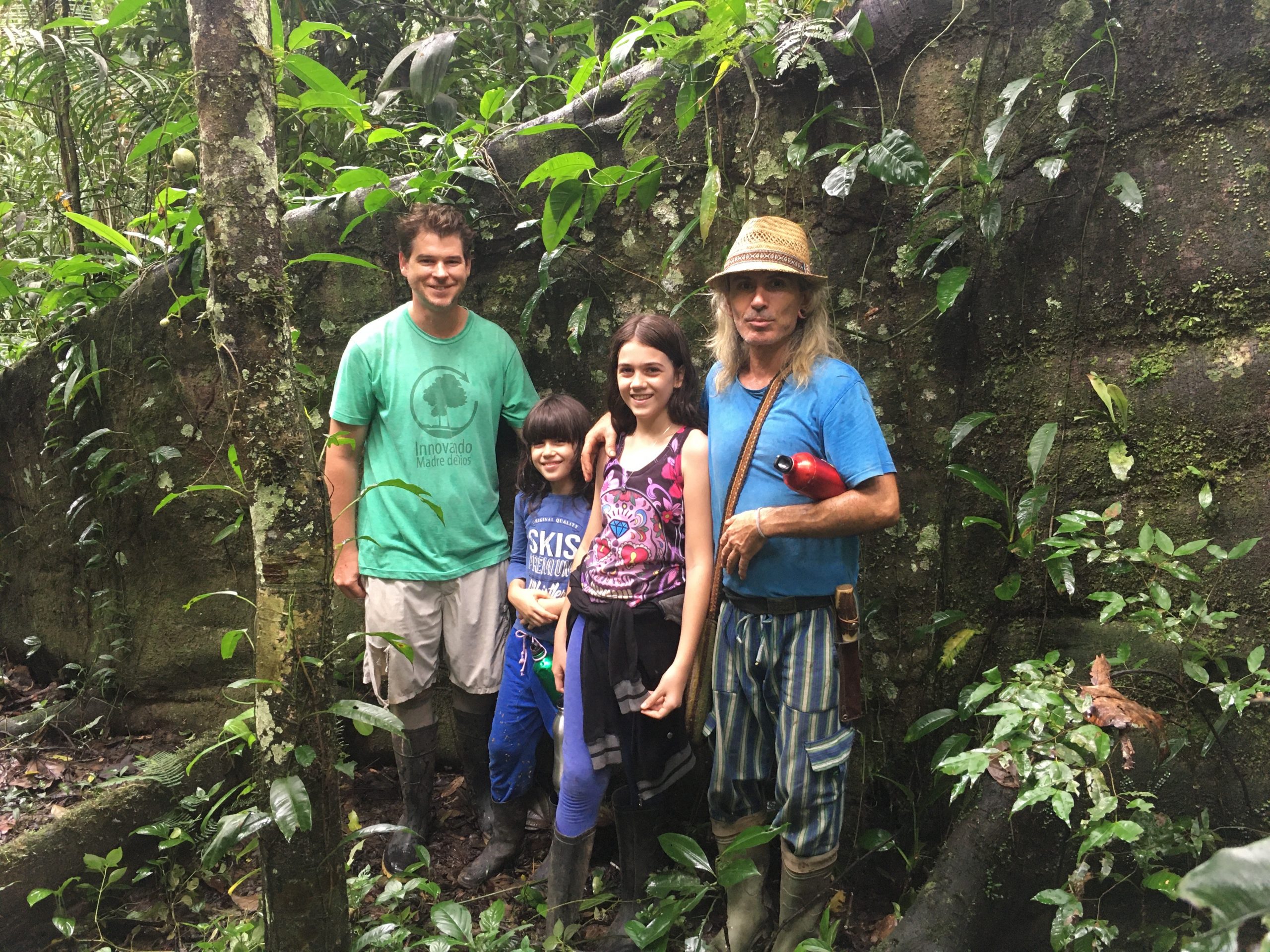 Family in Peru reforestation