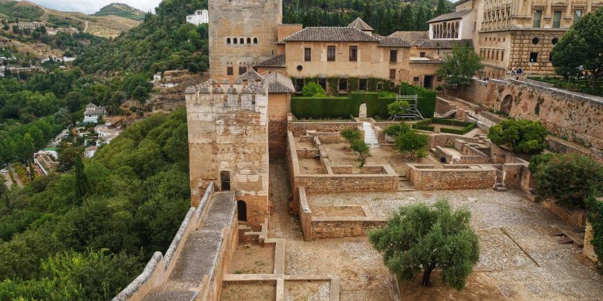 View from fort in Granada, Spain
