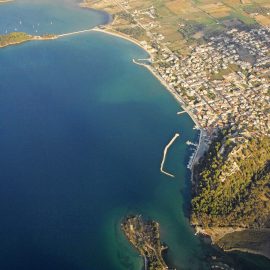 Aerial view of Vonitsa Greece