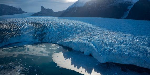 Greenland melting ice