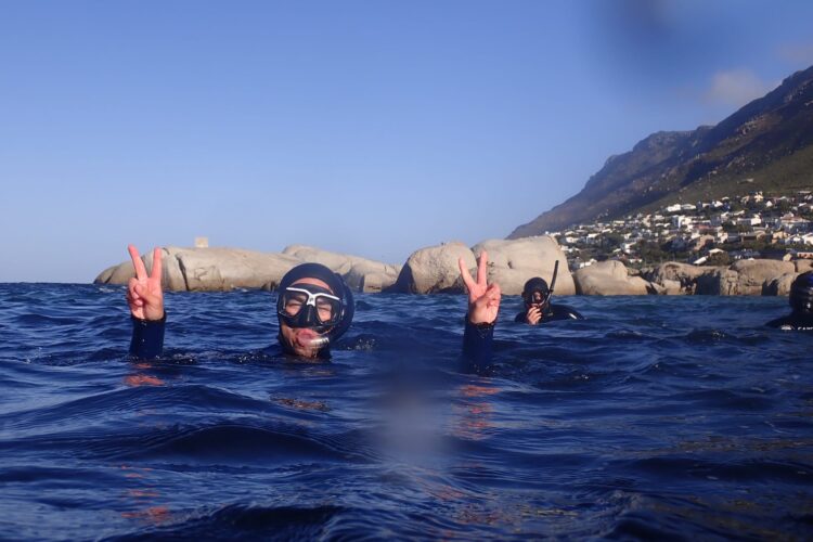 University group volunteering in False Bay and Table Mountain