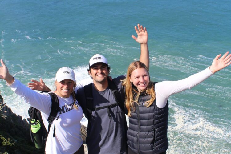 University group volunteering in South Africa