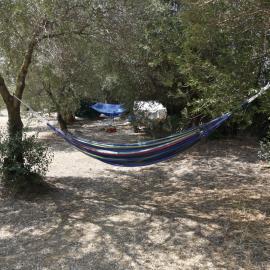Hammock at volunteer house in Argostoli
