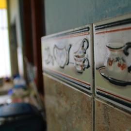Host family kitchen tiles