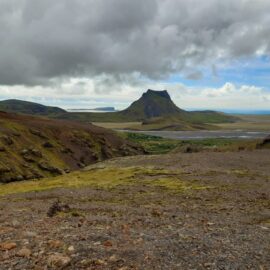 view of Burfell volcano