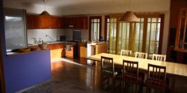 Kitchen in volunteer house