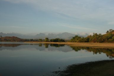Lake by volunteer house