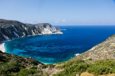 Lixouri coastline in Greece