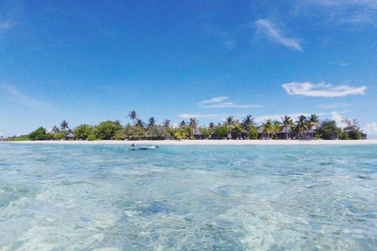 Maldives beach island