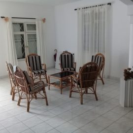 terrace at volunteer house Mauritius