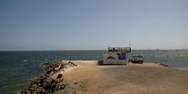 Dolphin research station on Namibia coast