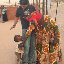 Family volunteering in Namibia