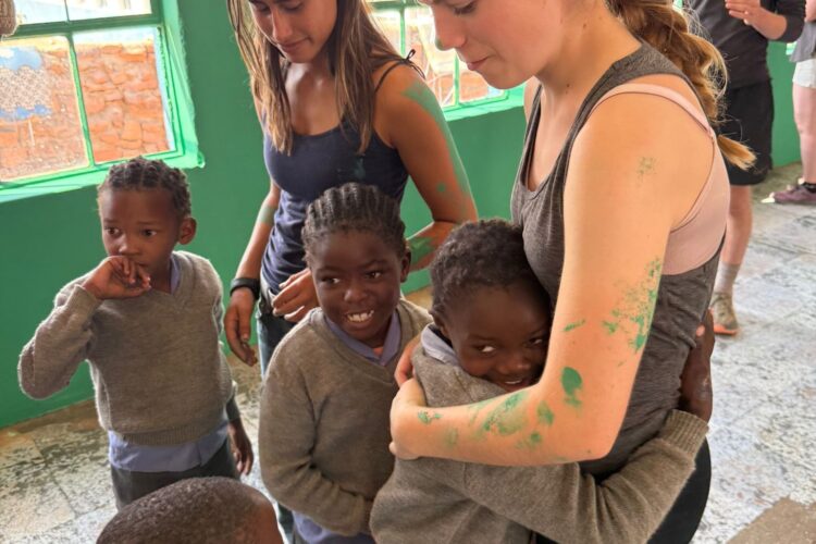 Family volunteering in Namibia