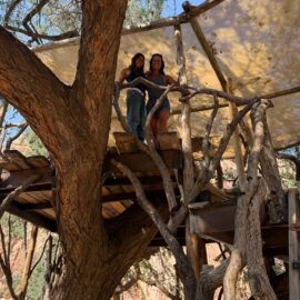 Family volunteering in Namibia