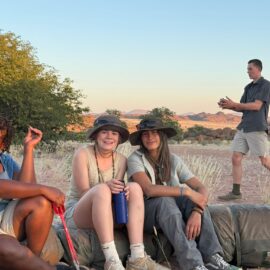 Family volunteering in Namibia