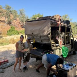 Family volunteering in Namibia