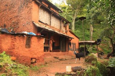 Nepalese village house