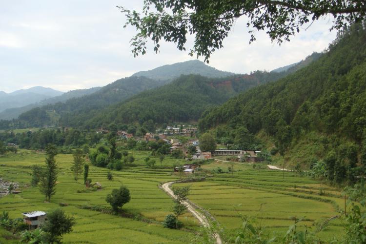 Volunteers visit Trisuli, Nepal