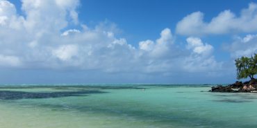 Turquoise waters in Mauritius