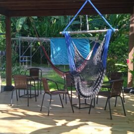 hammock chill out zone for volunteers