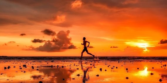 Runner at Sunset