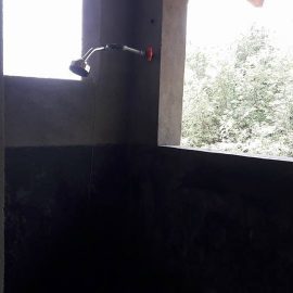 Shower at volunteer house