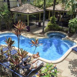 Pool at Cairns hostel