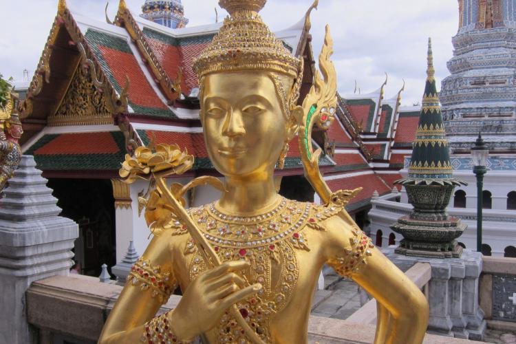 Gold statue in Bangkok