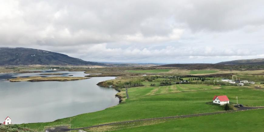Ulflojotsvatn view in Iceland