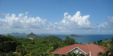 View from volunteer house in Grenada