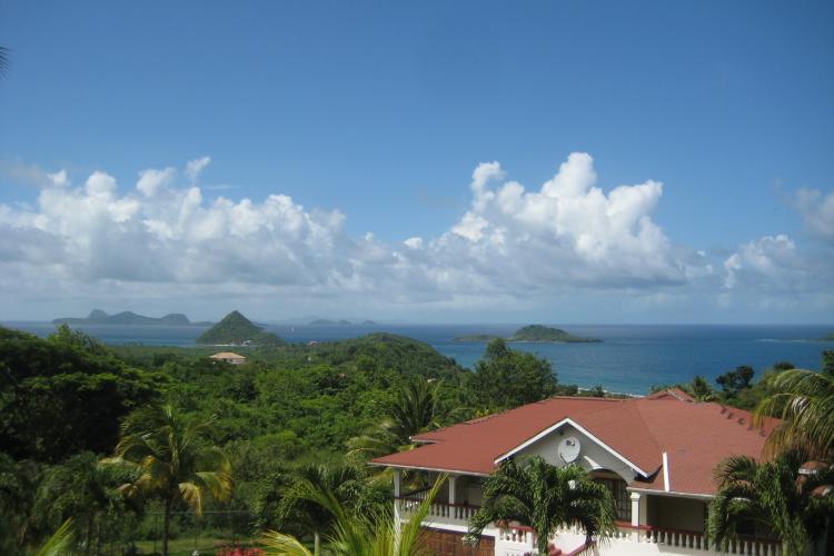 View from volunteer house in Grenada