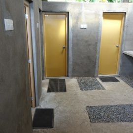 Volunteer accommodation bathroom