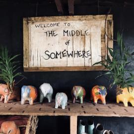 Volunteer accommodation sign