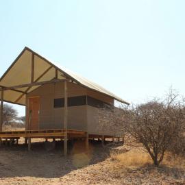Volunteer tented accommodation in Namibia