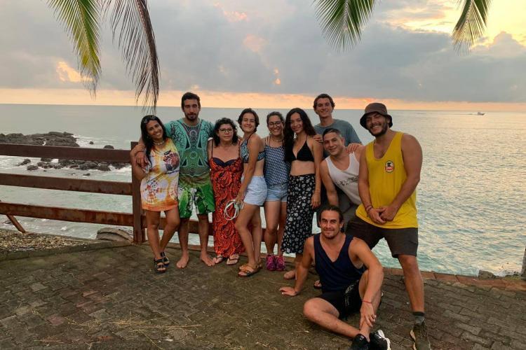 Volunteers at Playa Hermosa