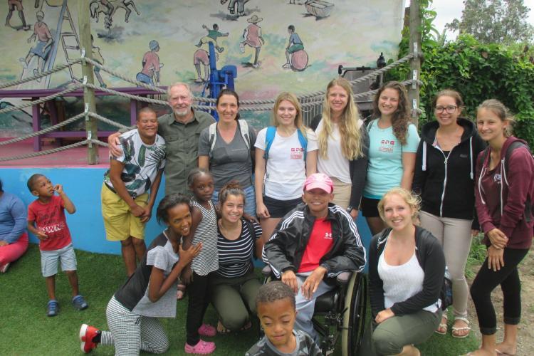 Volunteer group in South Africa