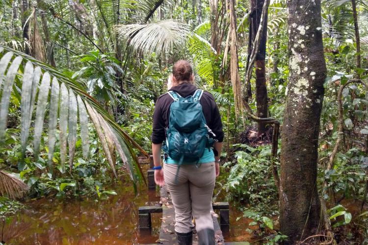 Volunteer in amazon rainforest peru