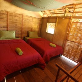 Volunteer room in Laos