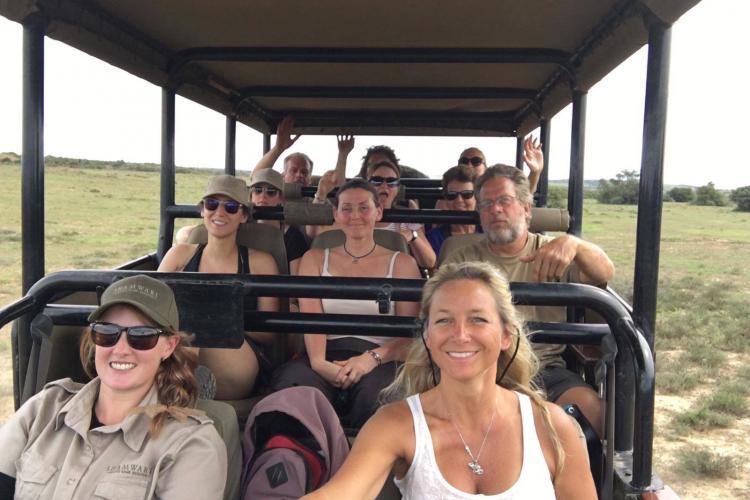 Volunteers at Shamwari project