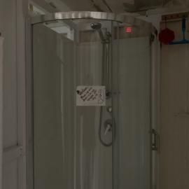 Volunteer shower in New Zealand