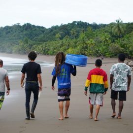 Beach patrol at Playa Hermosa